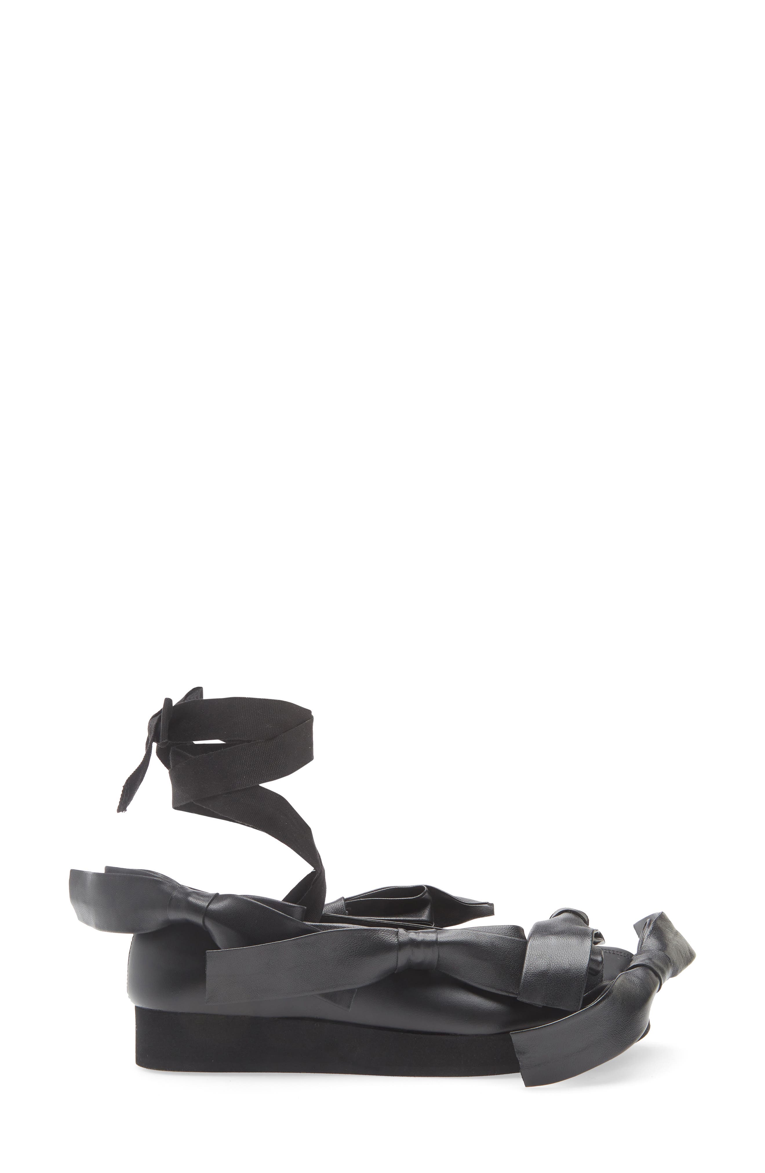 Comme des Garçons x Phileo Platform Ballet Flat, Alternate, color, Black