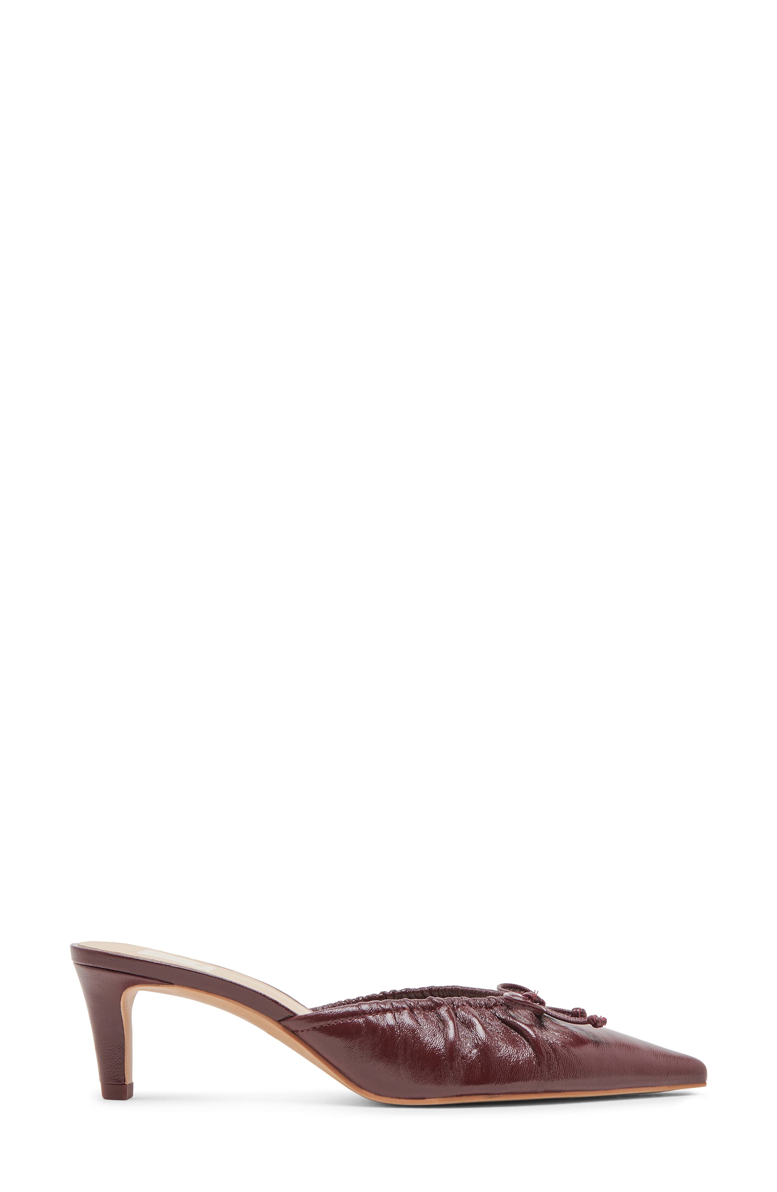 Kairi Mule, Alternate, color, CRANBERRY CRINKLE PA