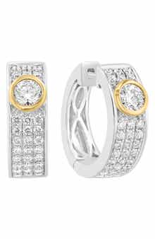 EFFY Lab Grown Diamond Huggie Hoop Earrings