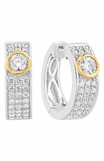 Lab Grown Diamond Huggie Hoop Earrings