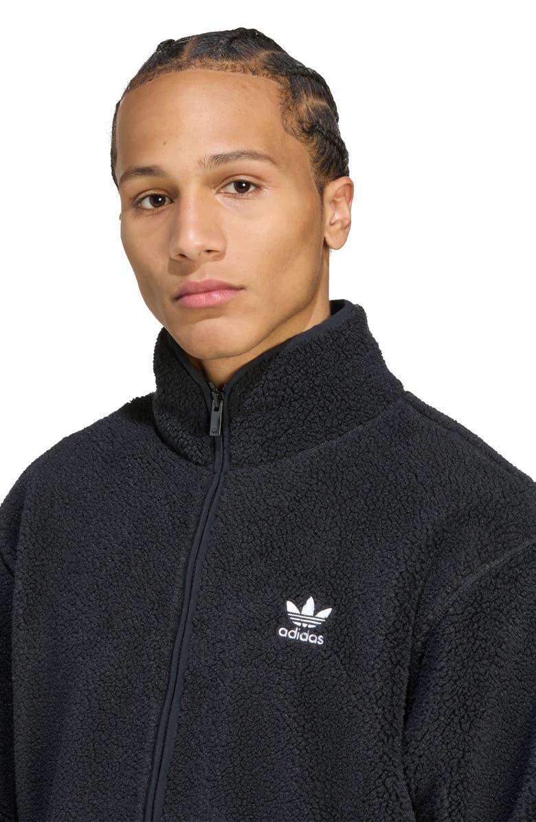 adidas Trefoil Essentials Fleece Zip Jacket, Alternate, color, 