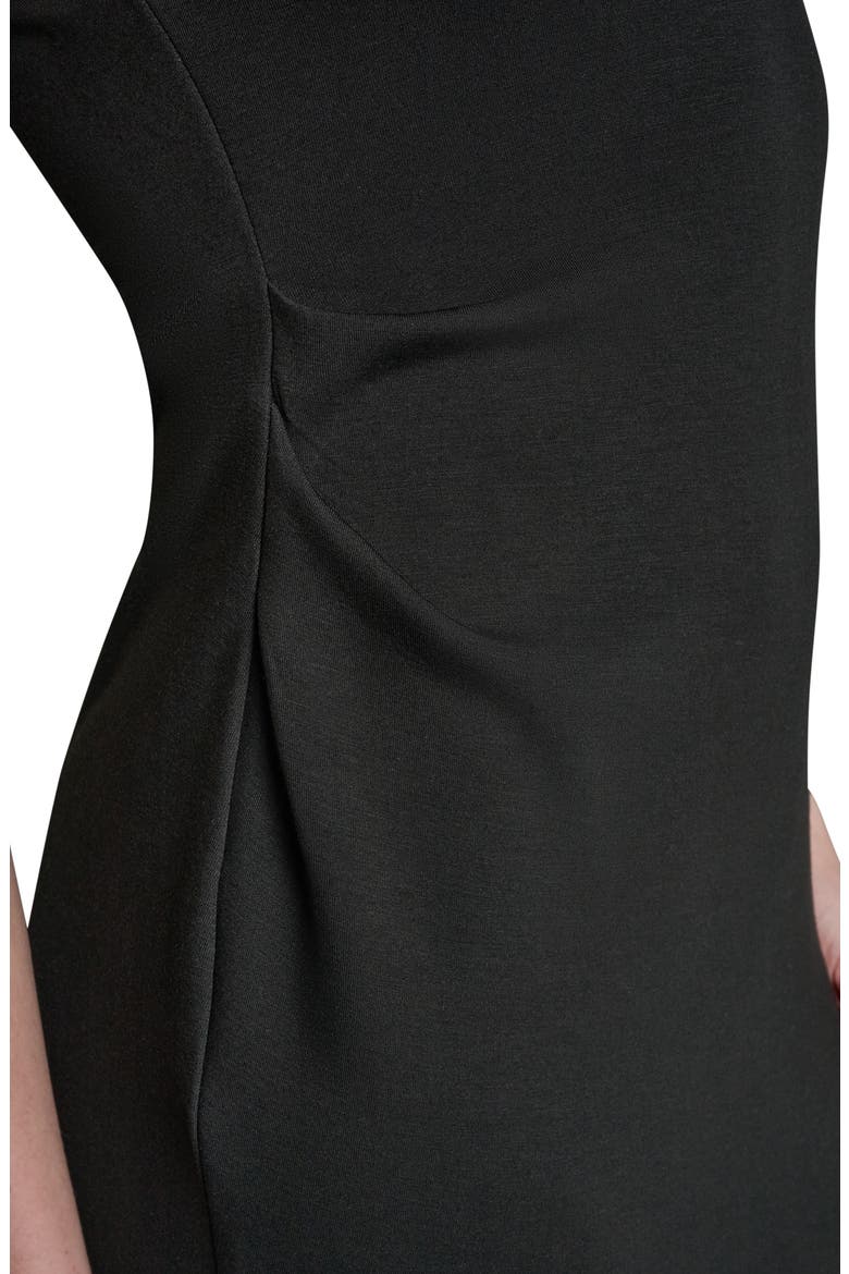 Sleeveless Body-Con Midi Dress, Alternate, color, BLACK