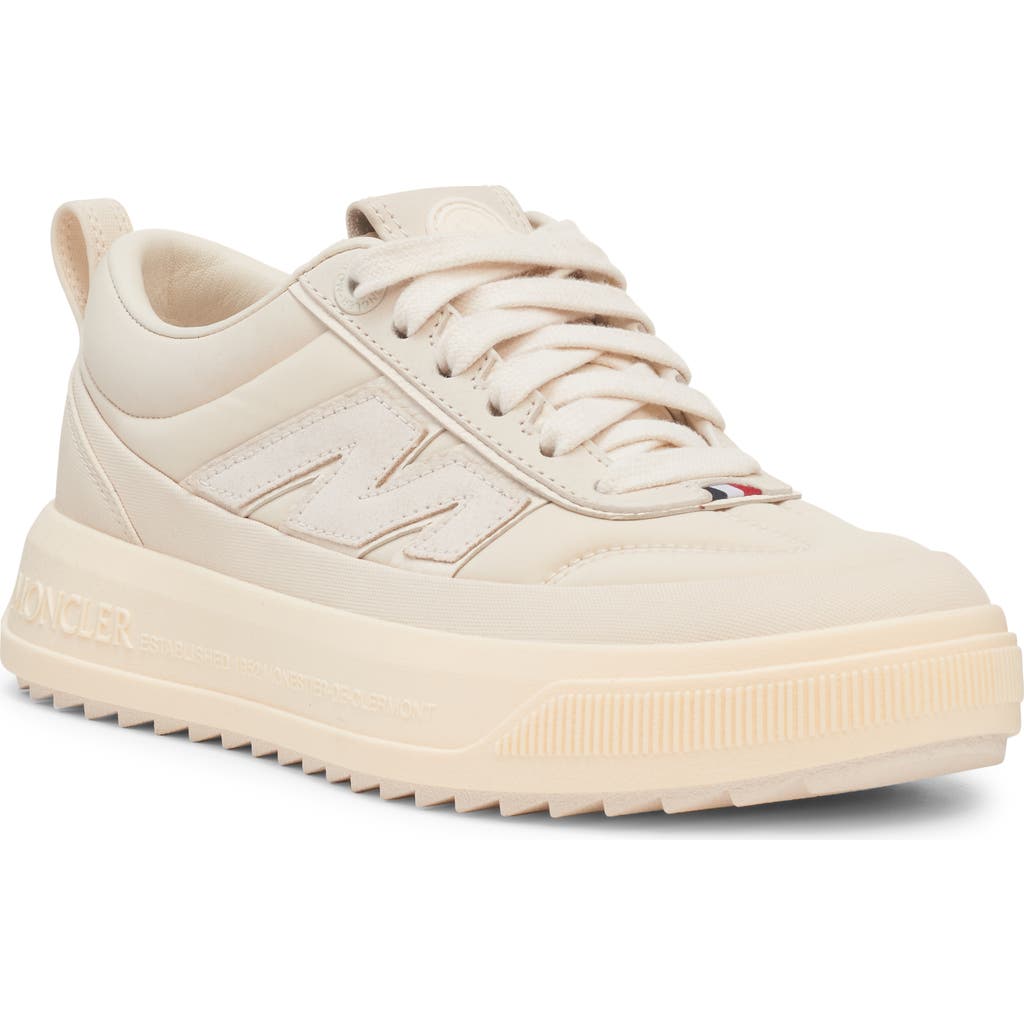 Moncler Sneakers En Nubuck Et Daim Altive In Brown
