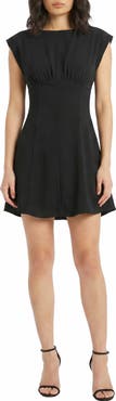 Donna Morgan Extended Shoulder Minidress