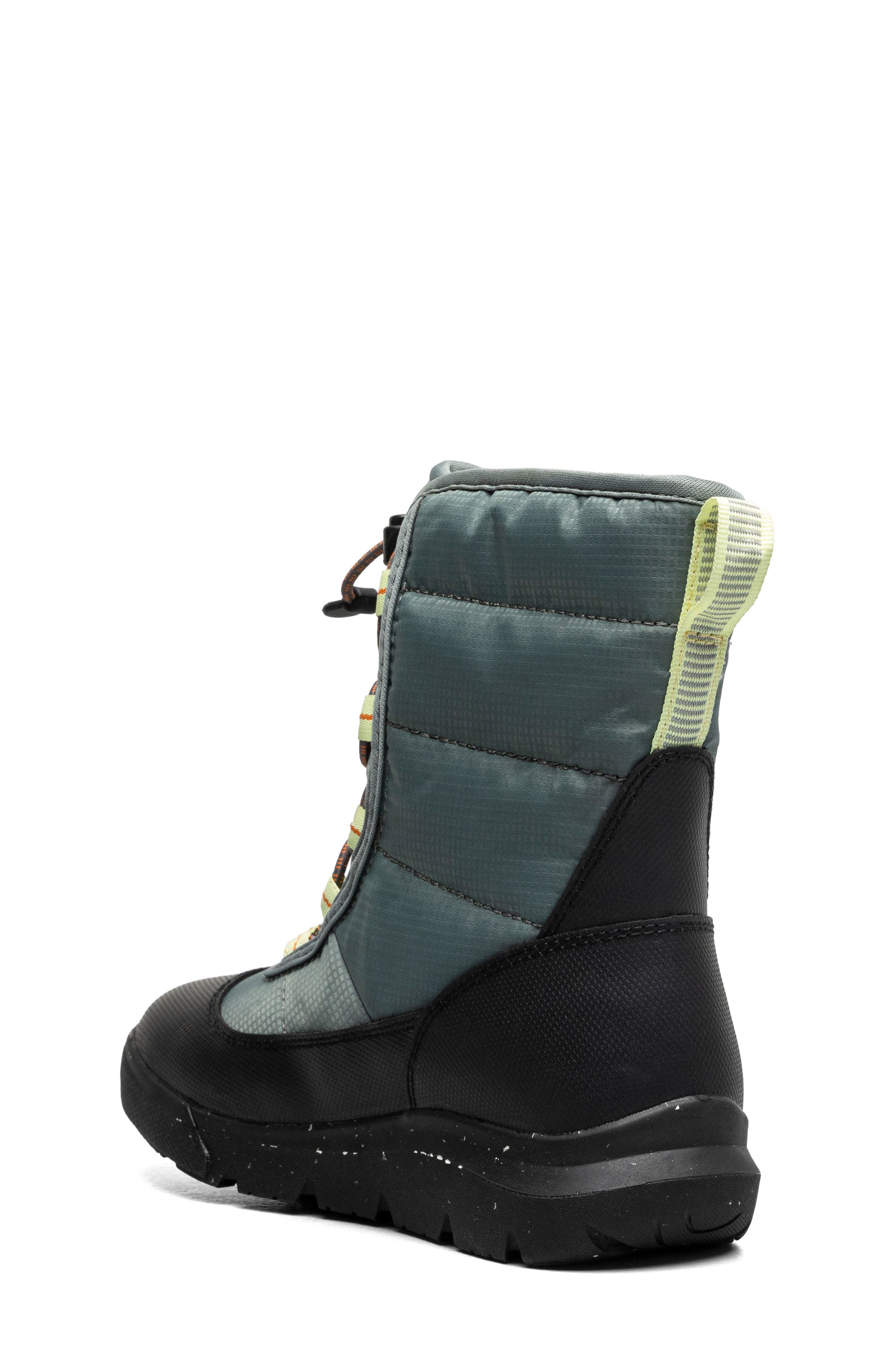 Bogs Kids' Skyline Snow Waterproof Boot, Alternate, color, Dark Spruce