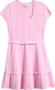 LoveShackFancy Kids' Jovie Pointelle Dress