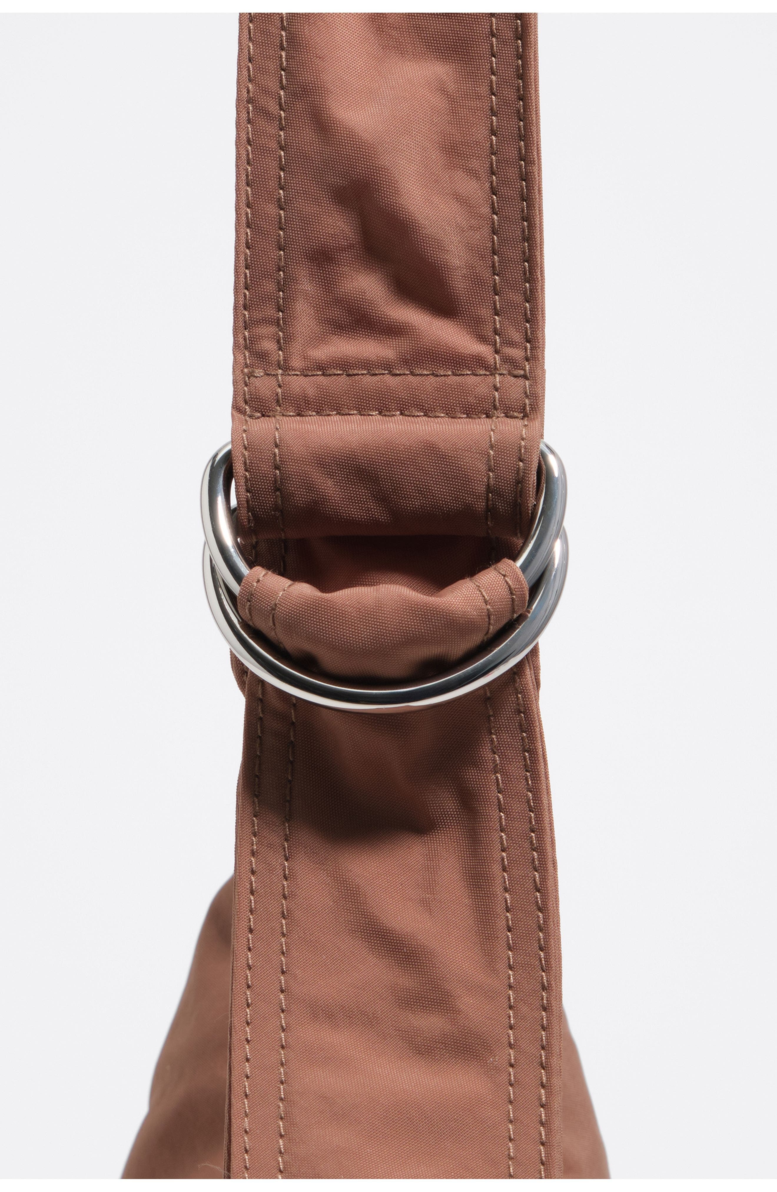 Bimba y Lola Medium Moon Bag SS26, Alternate, color, Nougat