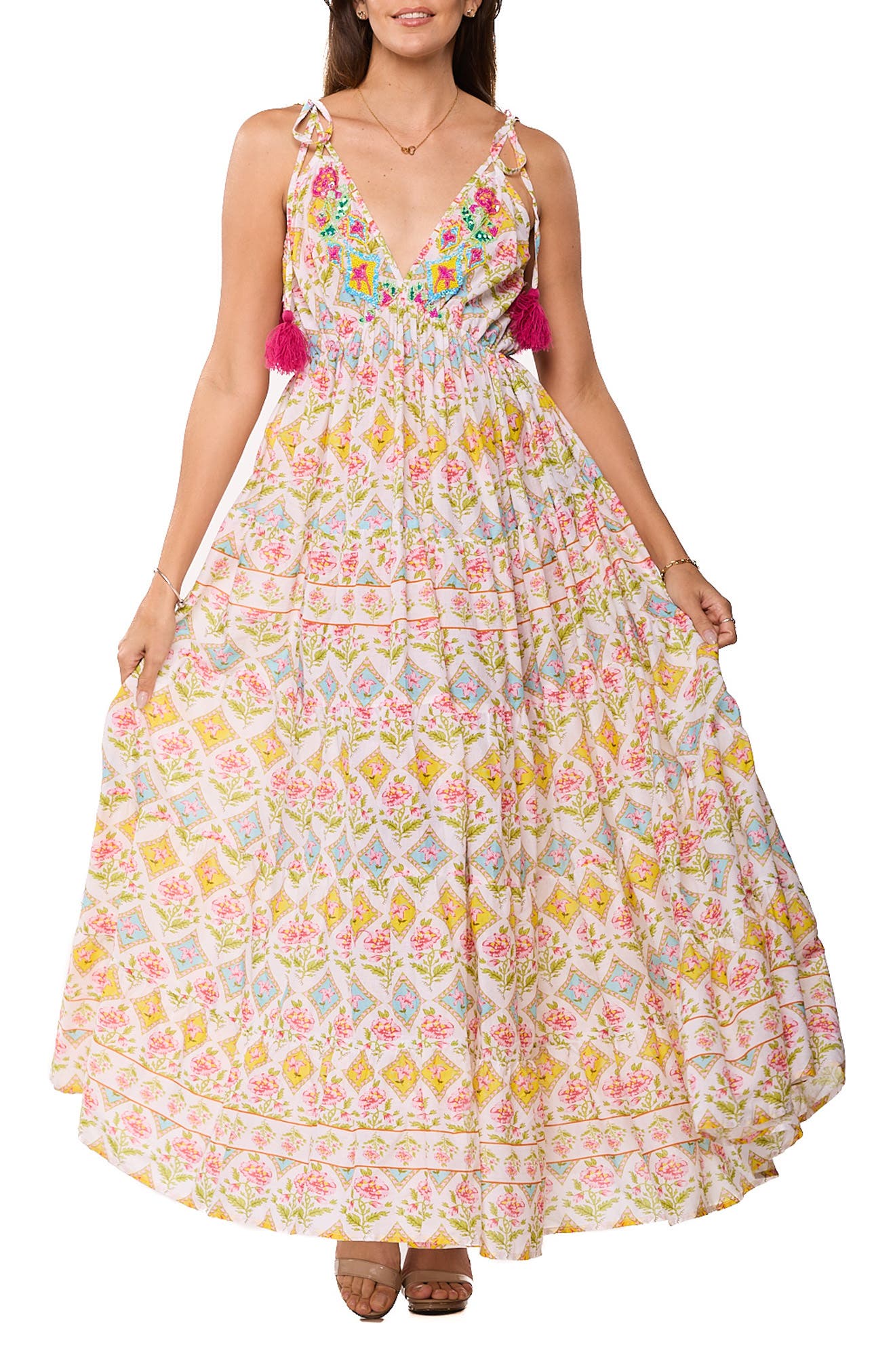 RANEES Cover-Up Maxi Dress