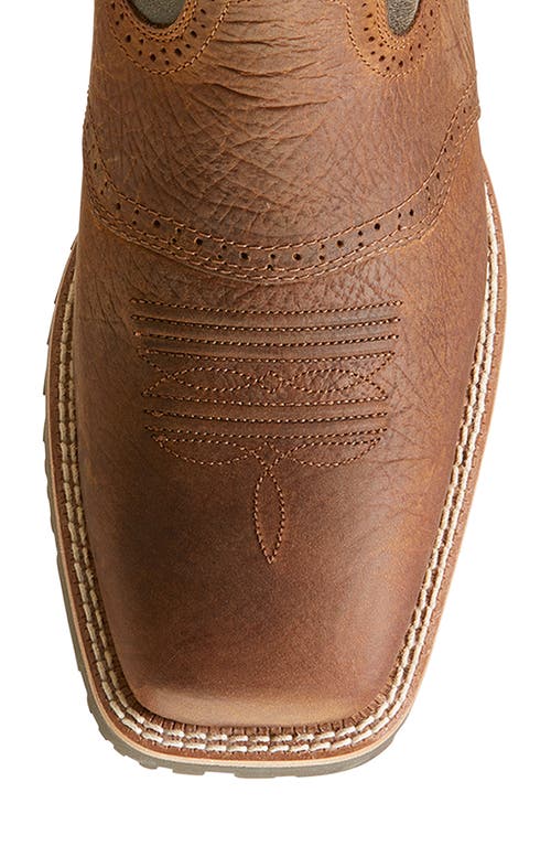 Ariat Hybrid Ranchway Western Boot In Brown