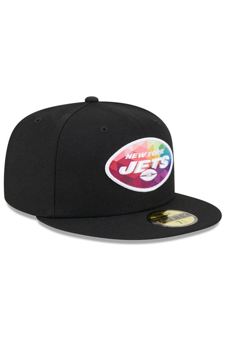 Men's New Era  Black New York Jets 2023 NFL Crucial Catch 59FIFTY Fitted Hat, Alternate, color, Black