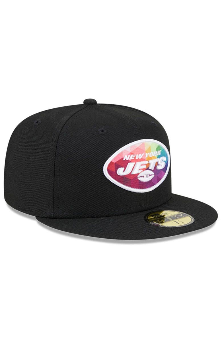 New Era Men's New Era Black New York Jets 2023 NFL Crucial Catch 59FIFTY Fitted Hat, Alternate, color, Black