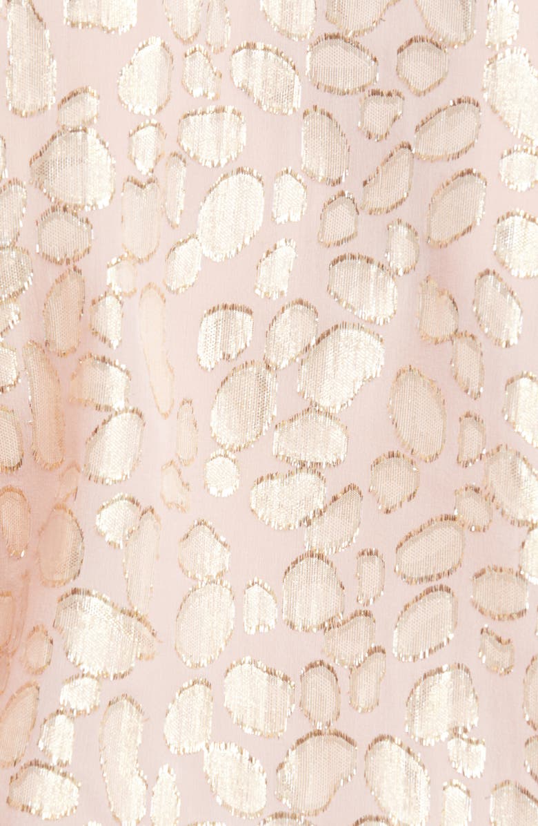 Stella McCartney Reese Metallic Fil Coupé Dot Shirt, Alternate, color, 