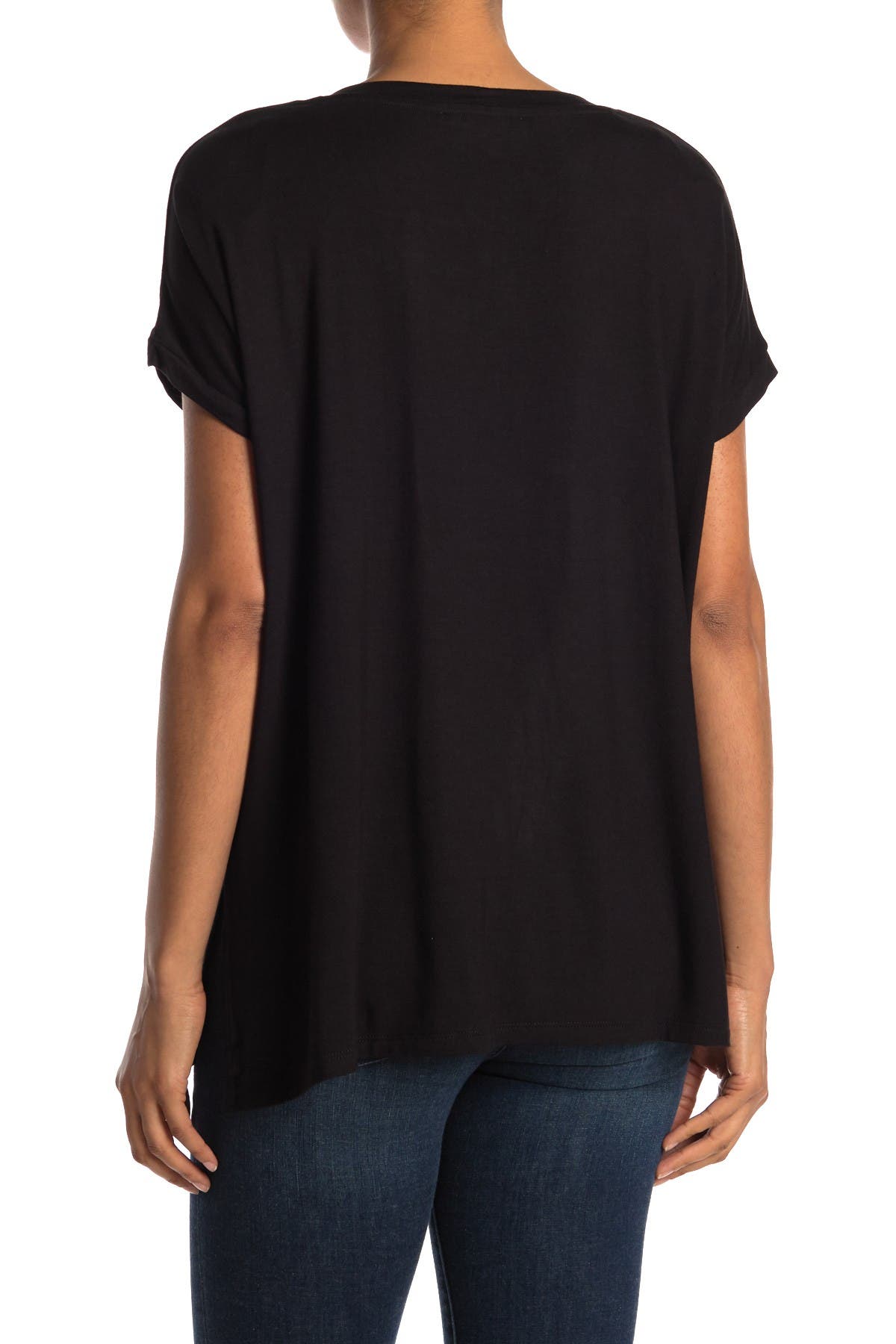 M Magaschoni Dolman Sleeve Side Vent V-Neck Shirt (Women) | Nordstromrack