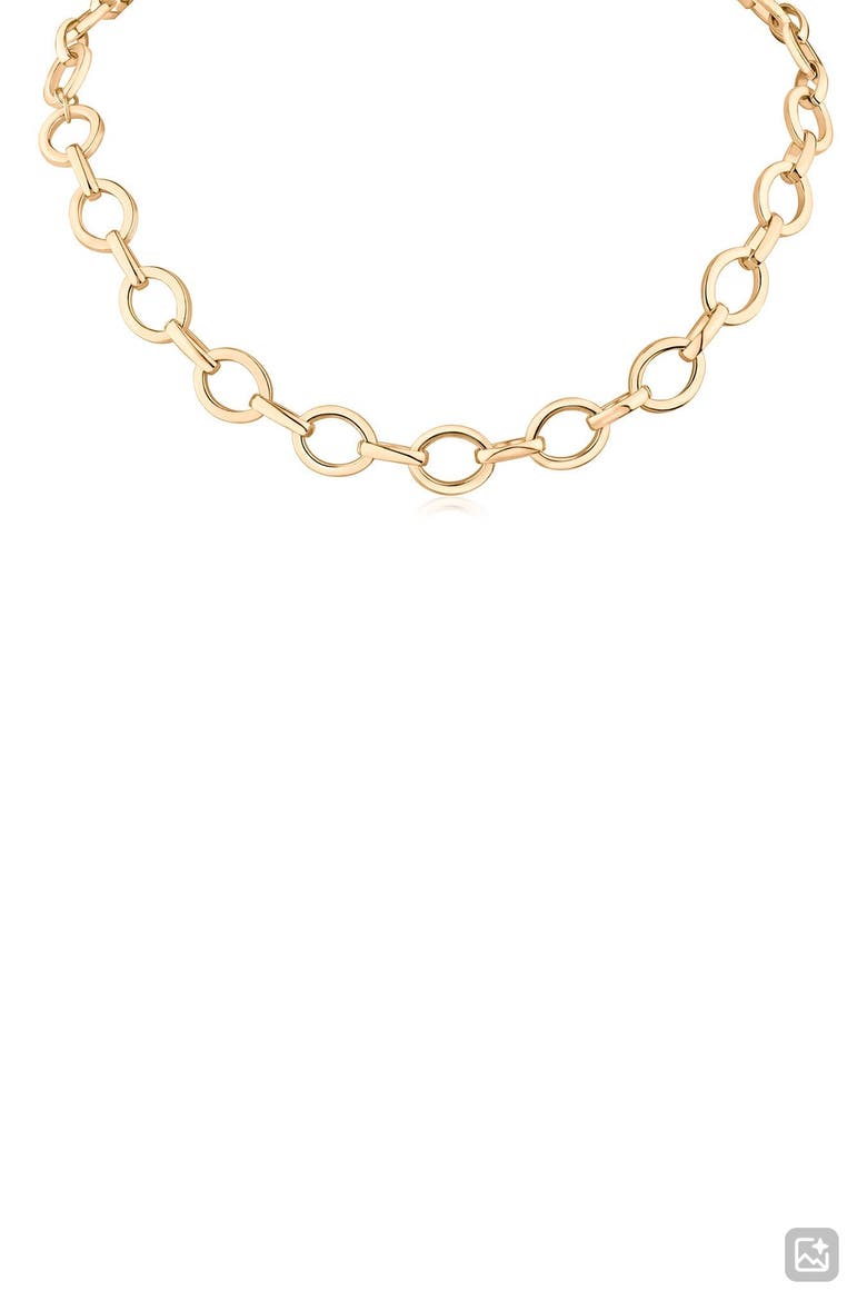 Round Link Chain Necklace (Nordstrom Exclusive), Main, color, GOLD