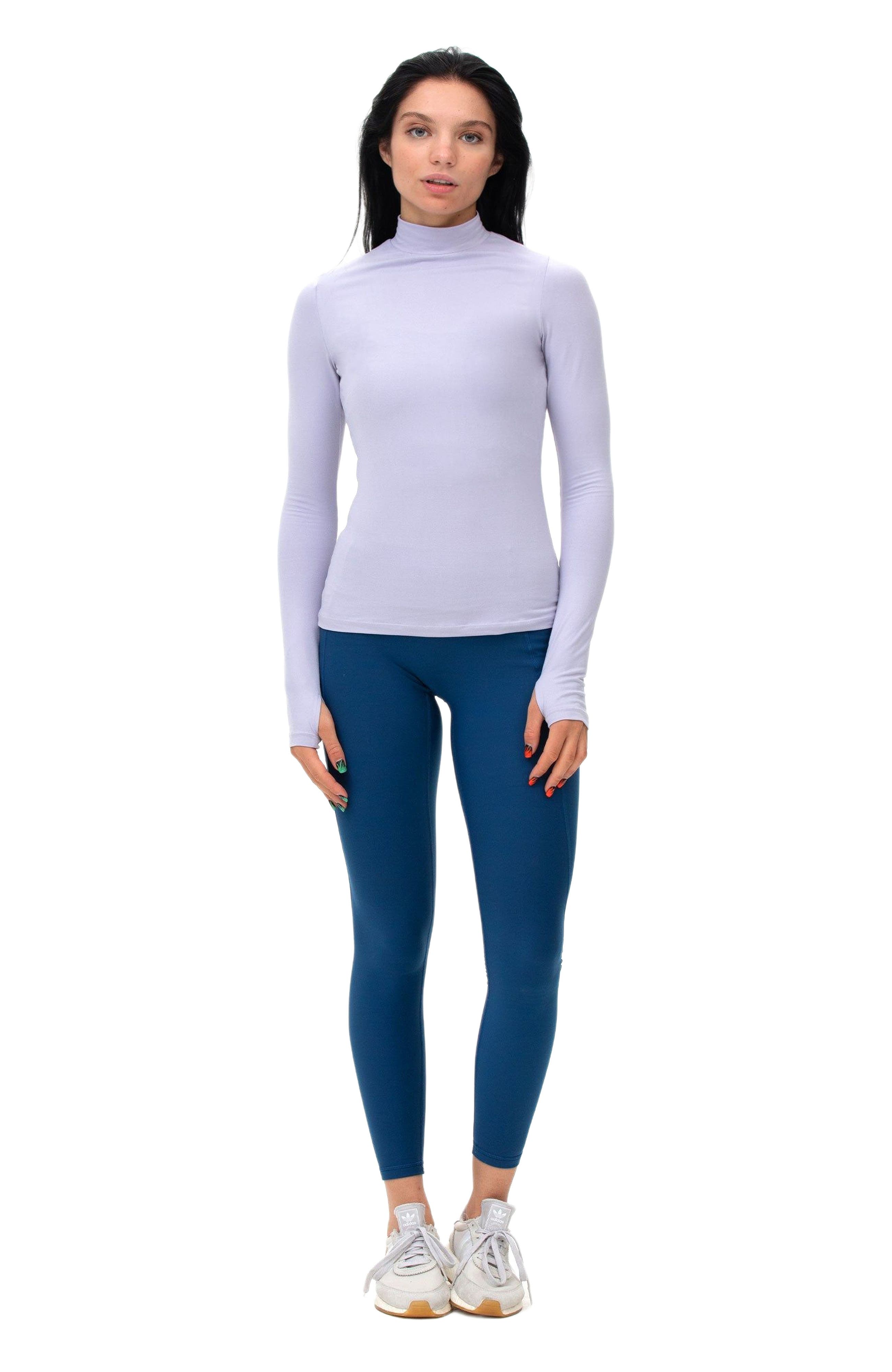 Cozy Mock Neck Long Sleeve Top - image 3