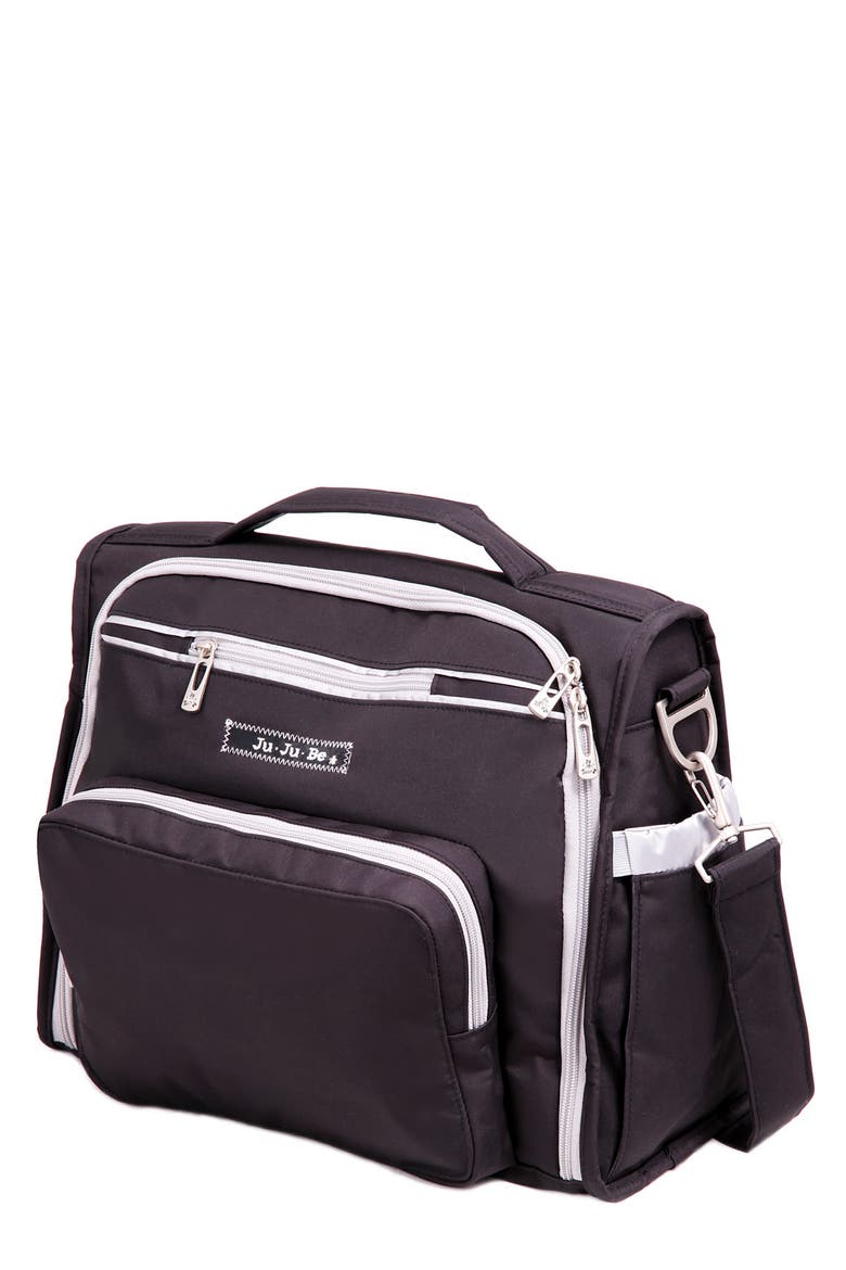 Ju-Ju-Be 'BFF' Diaper Bag, Main, color, BLACK/ SILVER
