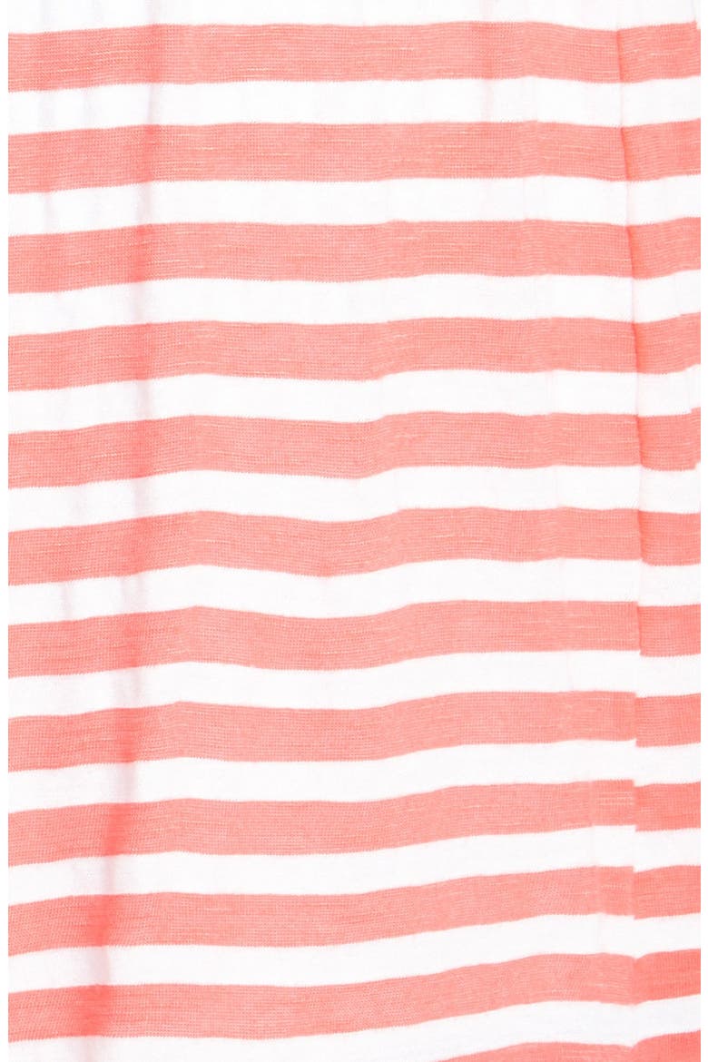 Stripe Blouson Dress, Alternate, color, CALYPSO CORAL