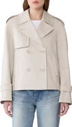 Soia & Kyo Juliette Short Stretch Cotton & Nylon Trench Coat