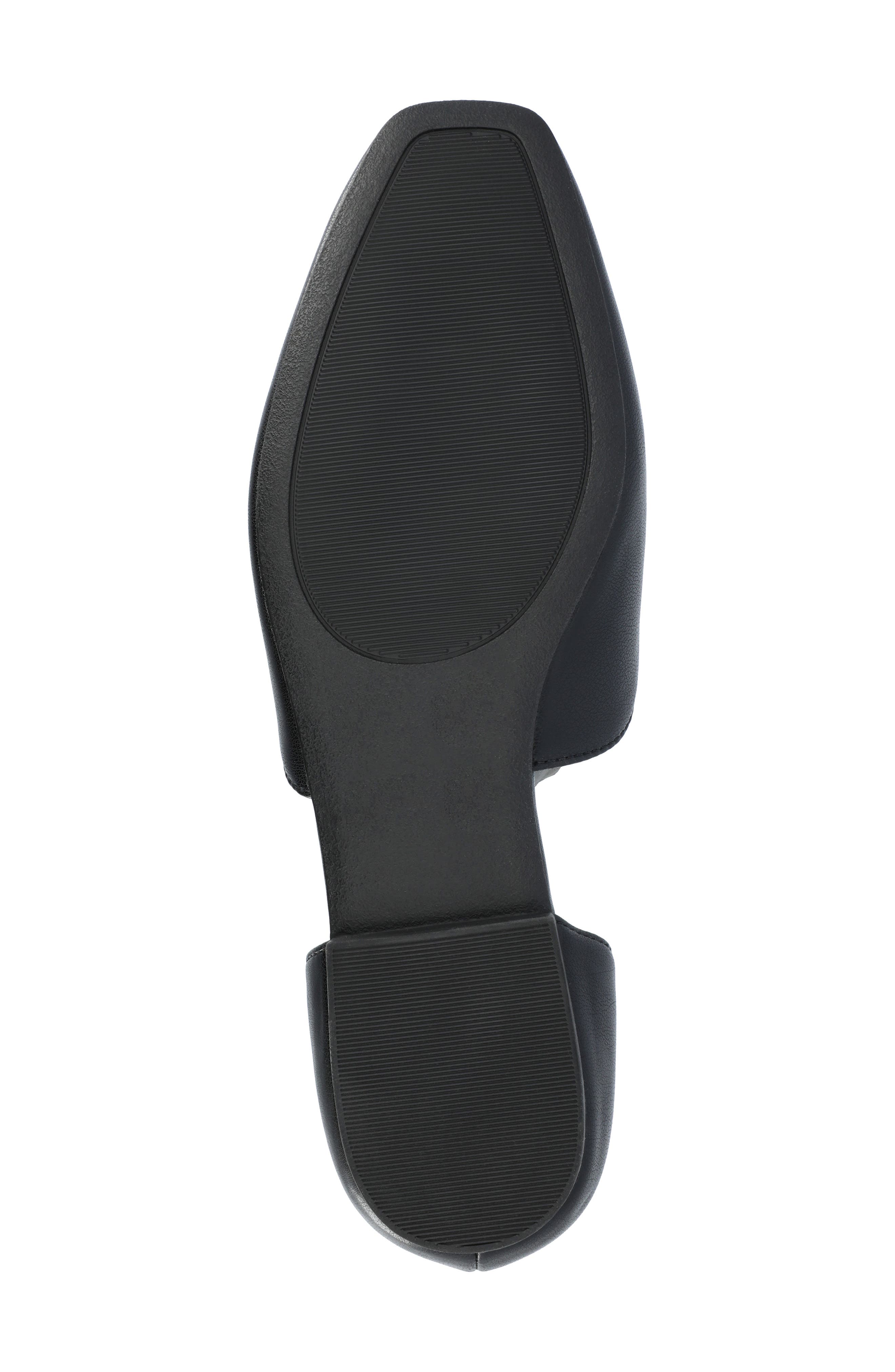 Journee Collection Kennza Mixed Media Loafer, Alternate, color, Black