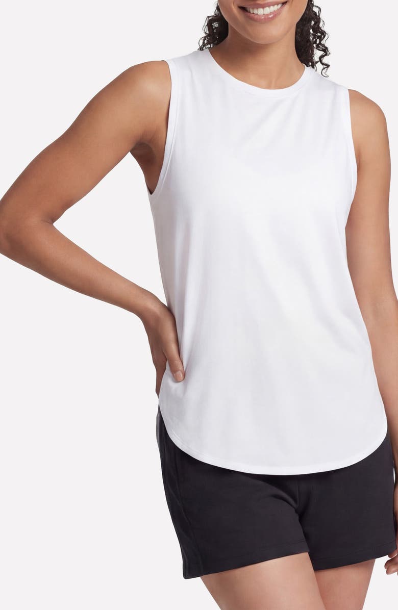 SKECHERS Godri Swift Tunic Tank, Main, color, Bright White