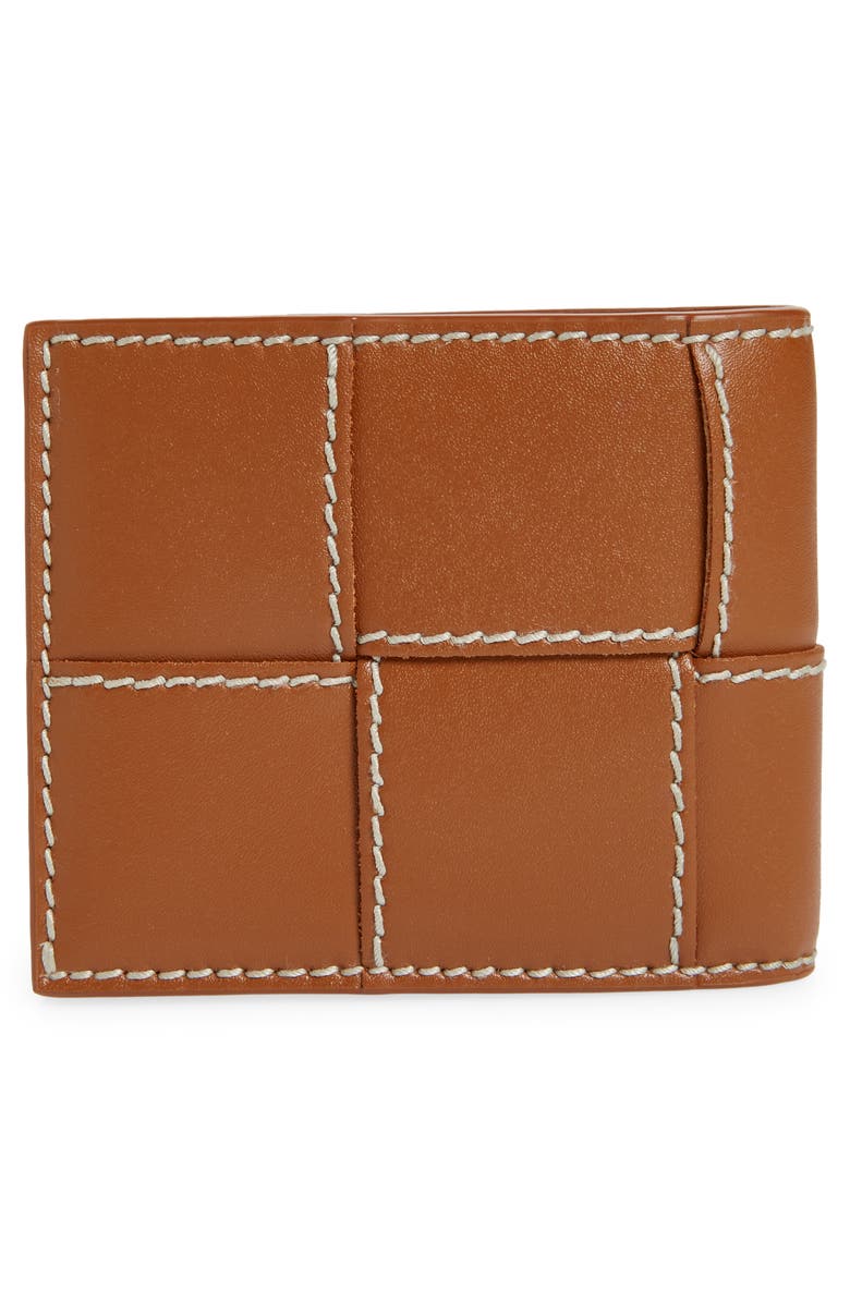 Bottega Veneta Cassette Intreccio Leather Bifold Wallet, Alternate, color, 