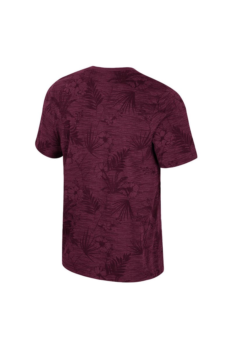 COLOSSEUM Men's Colosseum Maroon Arizona State Sun Devils Floral Printed T-Shirt, Alternate, color,