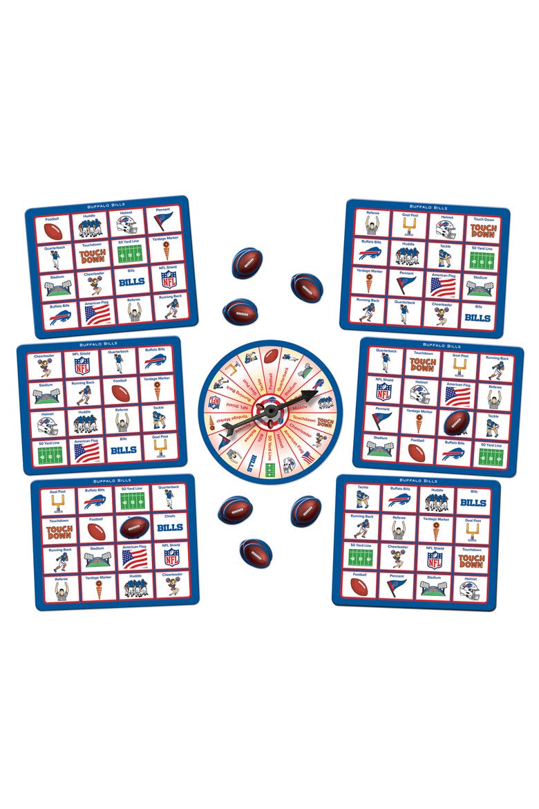 Buffalo Bills NFL Bingo Game, Alternate, color, Multicolor
