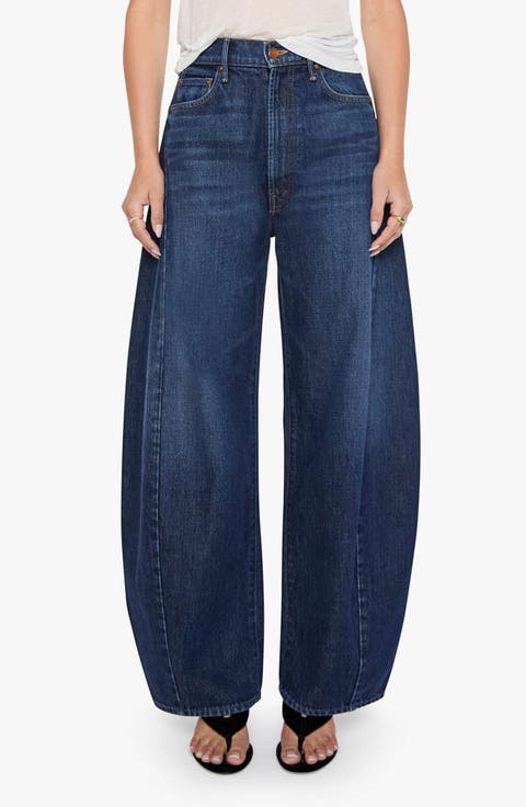 The Spoonful Nerdy High Waist Barrel Leg Jeans