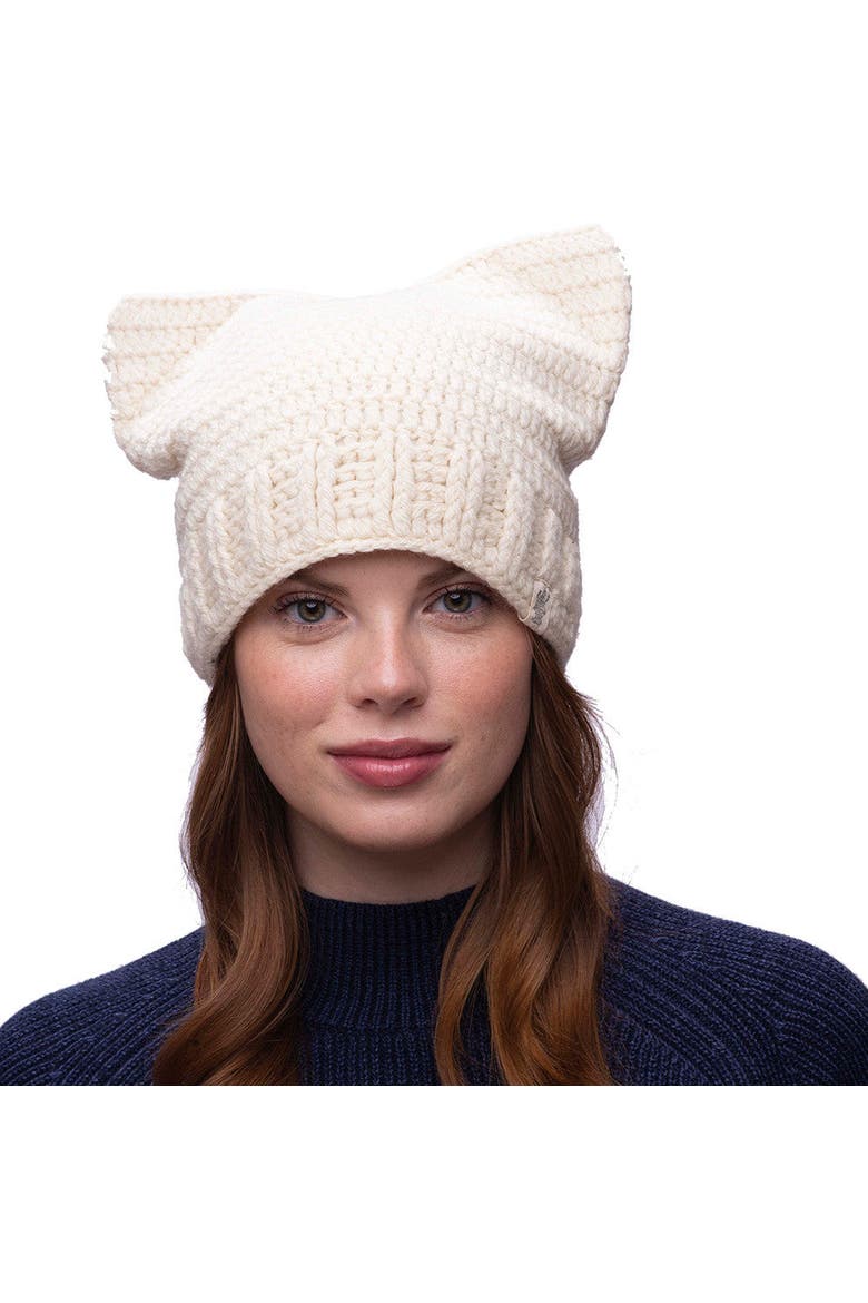 Ear hat, Alternate, color, White