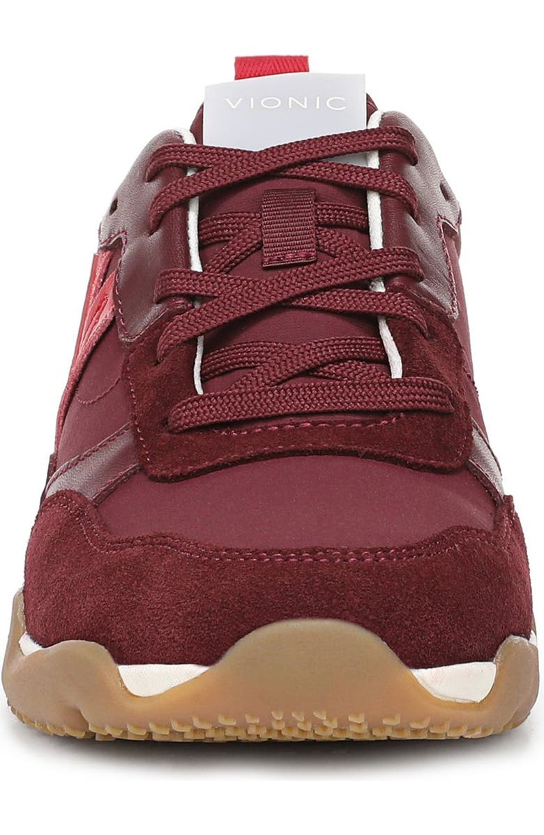 Vionic Slim Glide Sneaker, Alternate, color, Cherry Jubilee