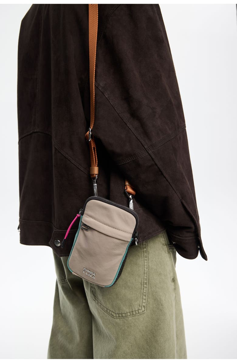 Bimba y Lola Nylon Phone Case, Alternate, color, Stone