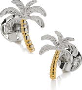 Cufflinks, Inc. Men's Palm Tree Plated Cuff Links