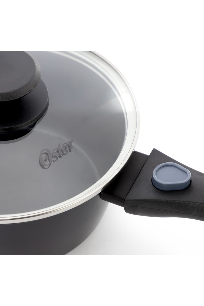 4 Piece Nonstick Aluminum Cookware Set in Black, Alternate, color, Black