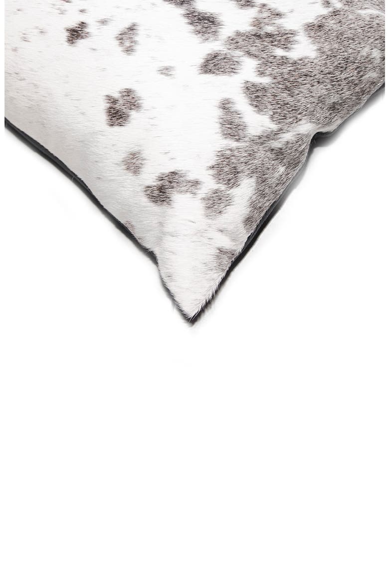 Torino Grey/White Cowhide Pillow - Set of 2, Alternate, color, GREY / WHITE