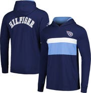 Tommy Hilfiger Men's Tommy Hilfiger  Navy Tennessee Titans Morgan Long Sleeve Hoodie T-Shirt