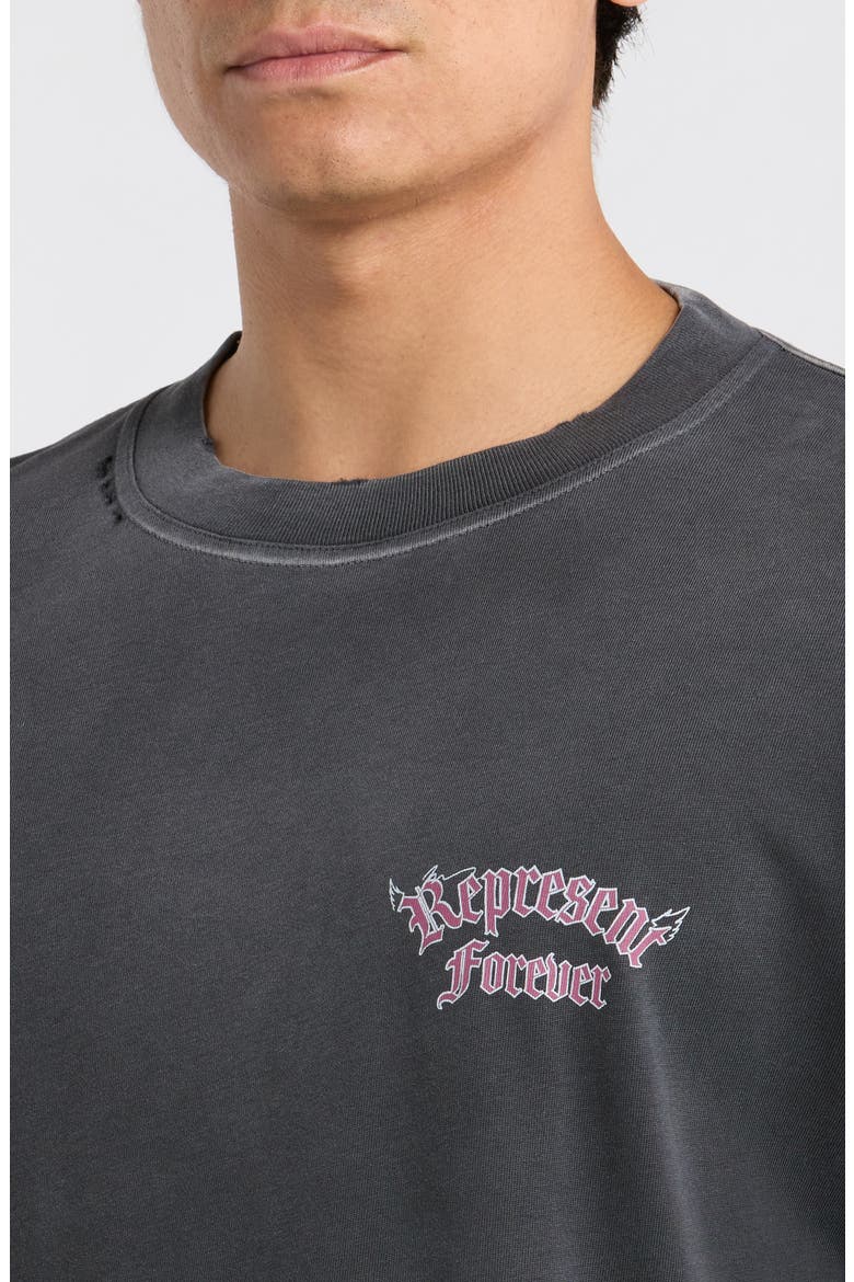 Duality Graphic Tee, Alternate, color, WASHED BLACK