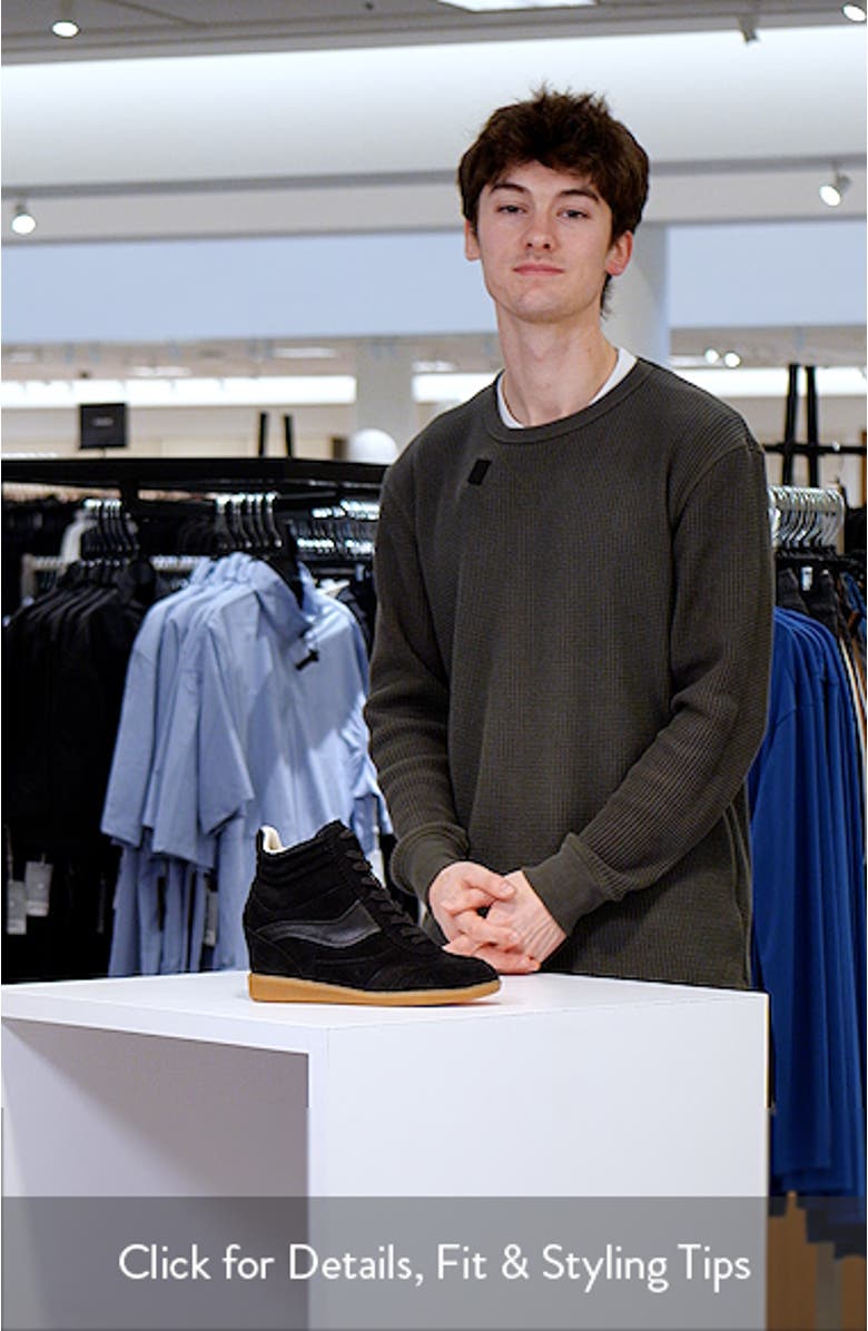 Issac High Top Wedge Sneaker, sales video thumbnail