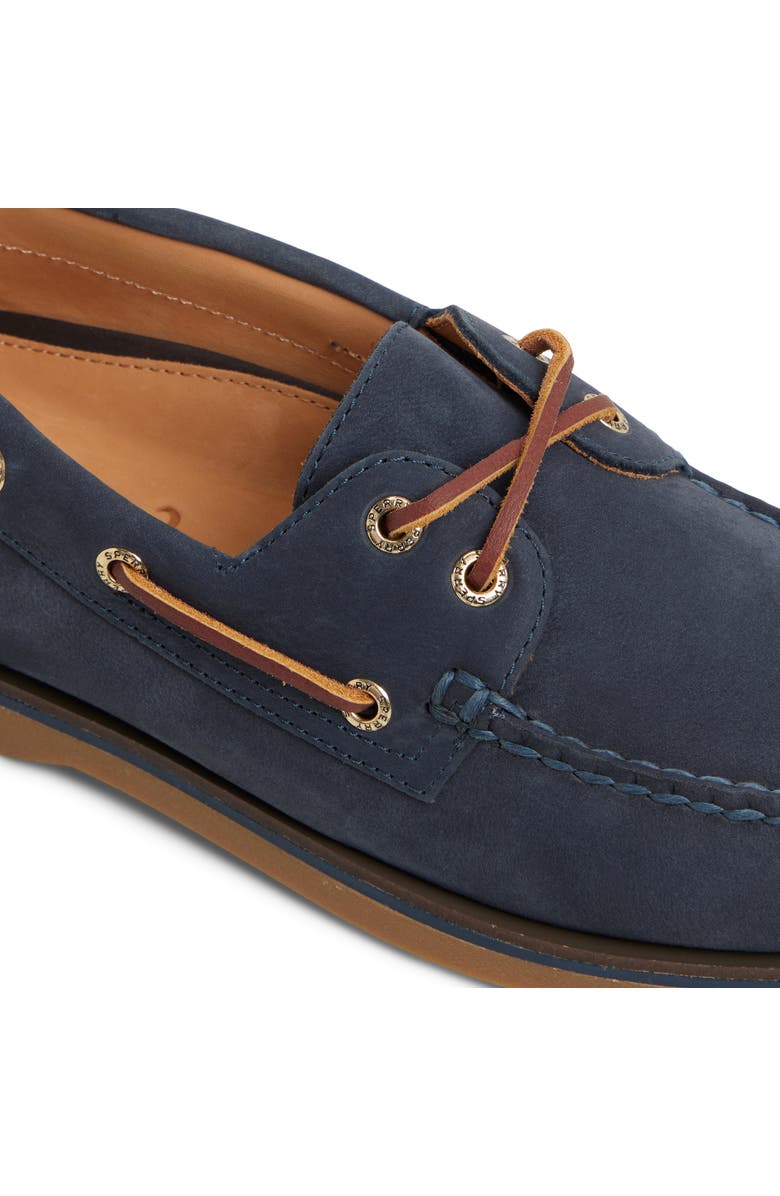 Sperry Gold Cup Authentic Original 2-Eye Boat Shoe, Alternate, color, Navy