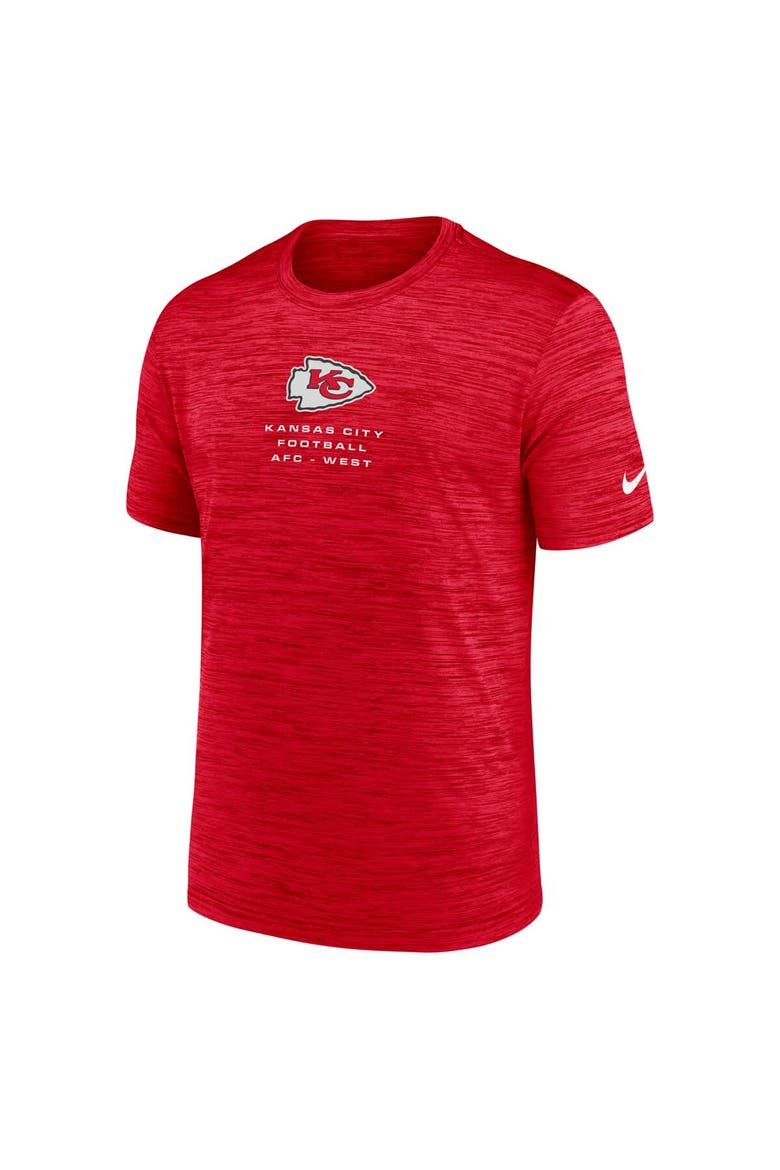 Men's Nike Red Kansas City Chiefs Velocity Ball Carrier Dri-FIT T-Shirt, Alternate, color, Red
