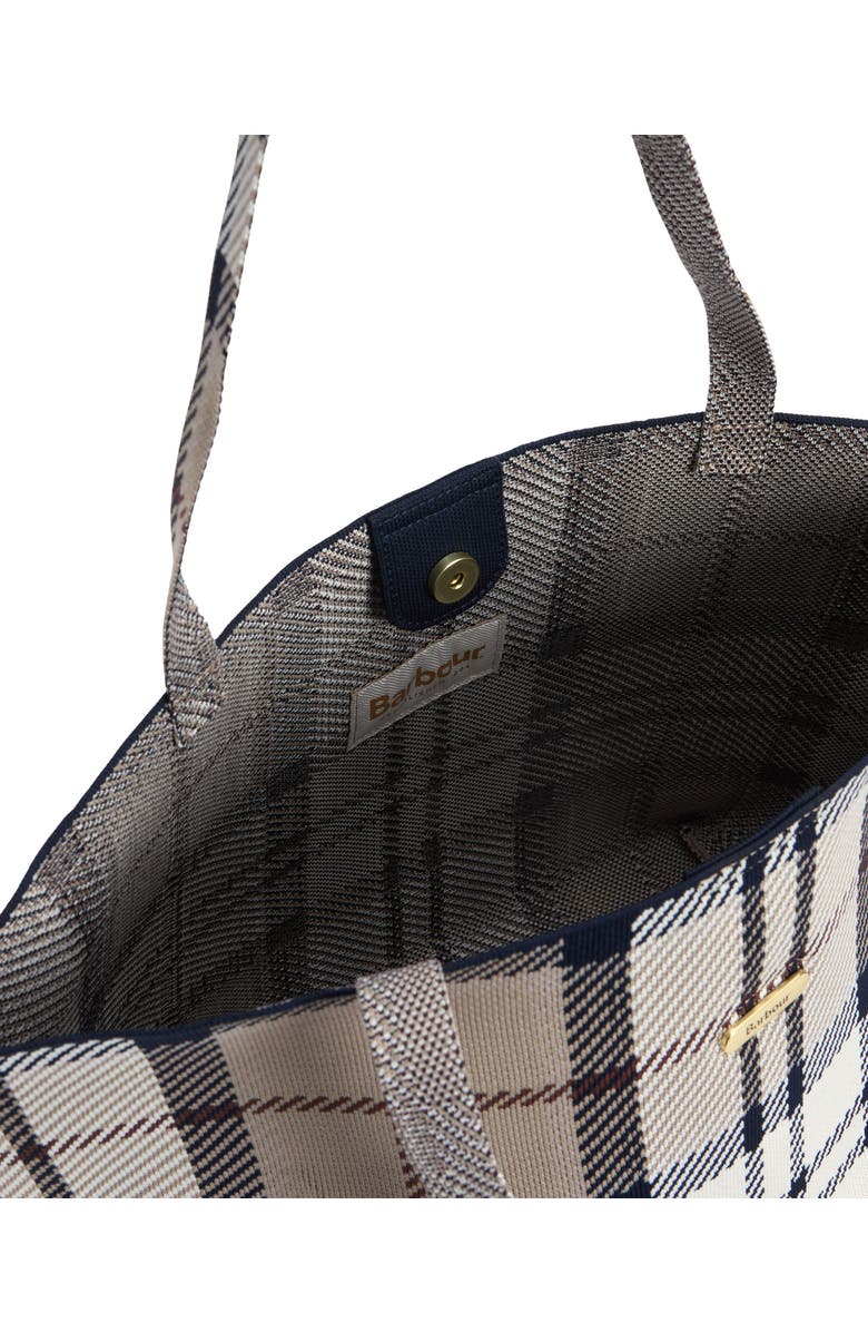 Barbour Large Layla Tartan Tote, Alternate, color, Rosewood Tartan