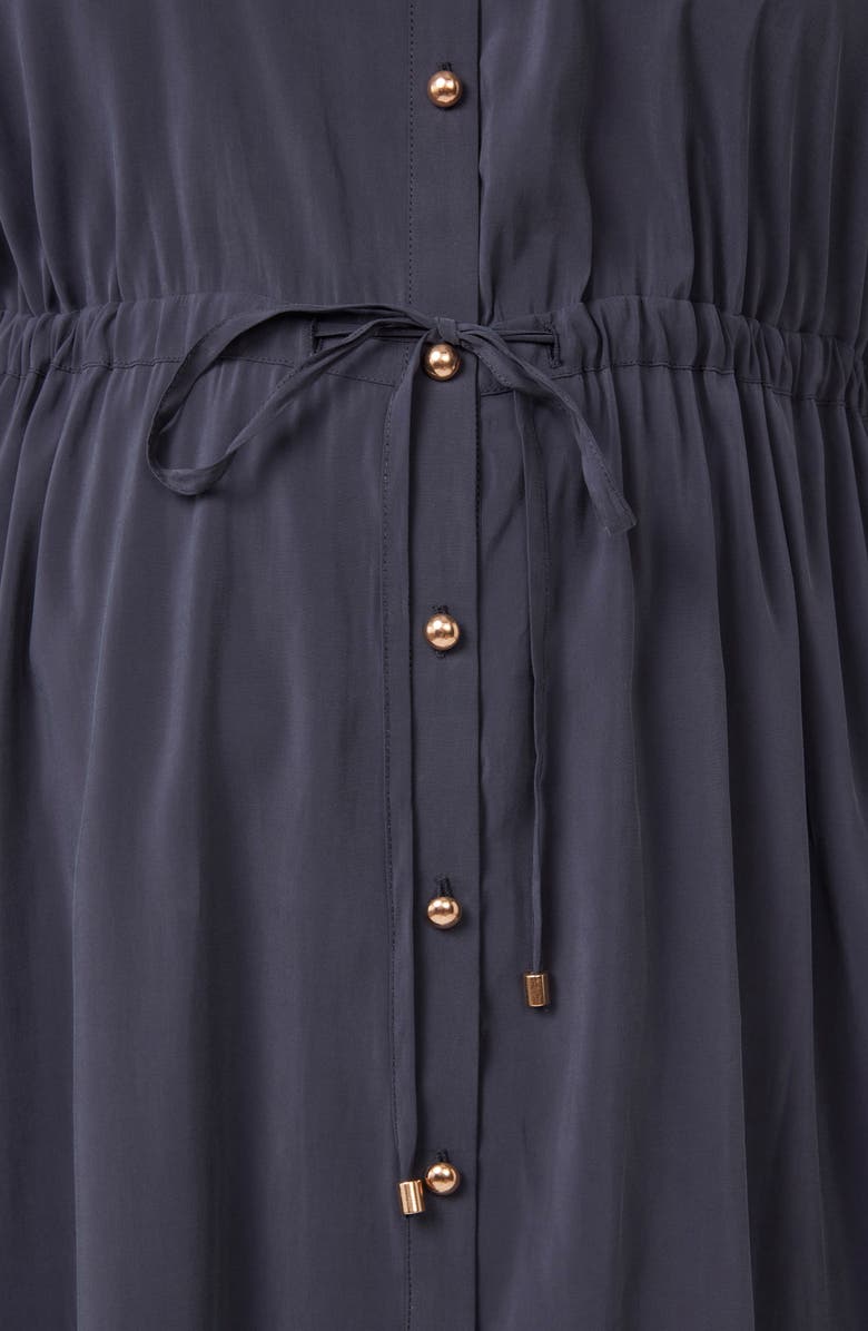 Estelle Zale Shirtdress, Alternate, color, Navy