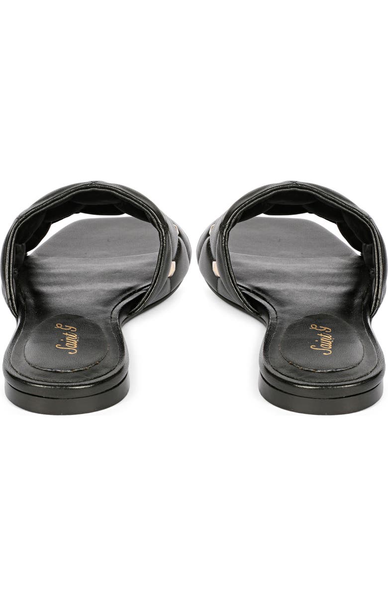 SAINT G Ludovica Studded Slide Sandal, Alternate, color, Black