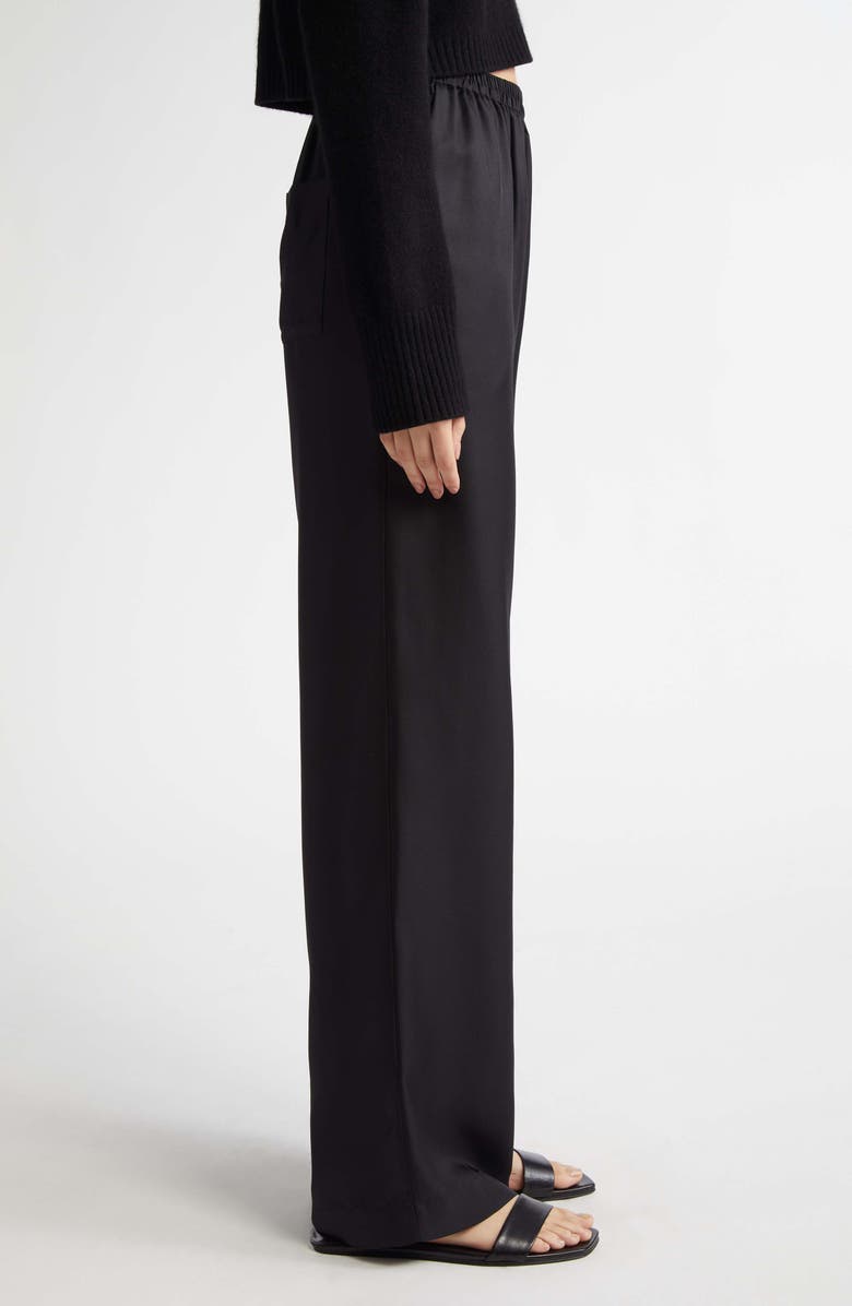 LOULOU DE SAISON Alera Silk Straight Leg Pants, Alternate, color,