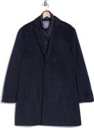 English Laundry Three Button Notch Lapel Wool Blend Trim Fit Suit