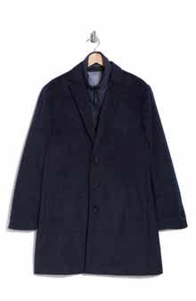 English Laundry Three Button Notch Lapel Wool Blend Trim Fit Suit