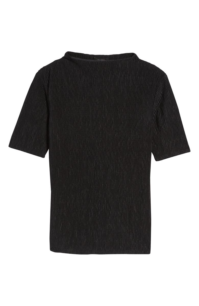 Halogen<sup>®</sup> Plissé Smocked Funnel Neck Top, Alternate, color, 