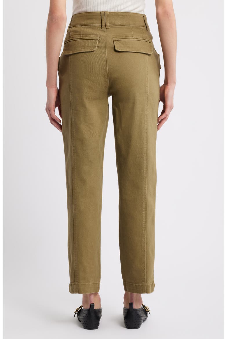 Skyrise Tapered Utility Pants, Alternate, color, GOLDEN OLIVE