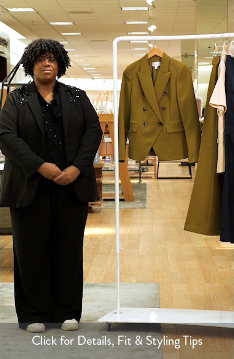 Priya Double Breasted Blazer, sales video thumbnail