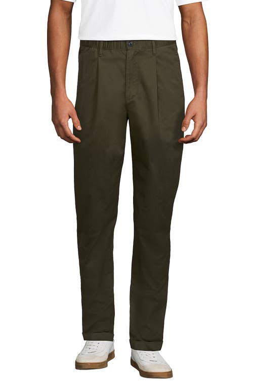 LANDS' END LANDS' END TAPERED FIT TRAVEL KIT CHINO PANTS
