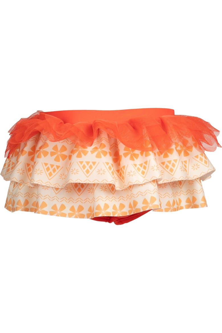 Moana 2-Piece Swimwear Tankini and Skirt Set, Alternate, color, Moana Sunset Orange
